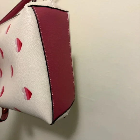 Coach Limited Edition Mollie Bucket Bag With Stripe Heart Print - Picture 10 of 15